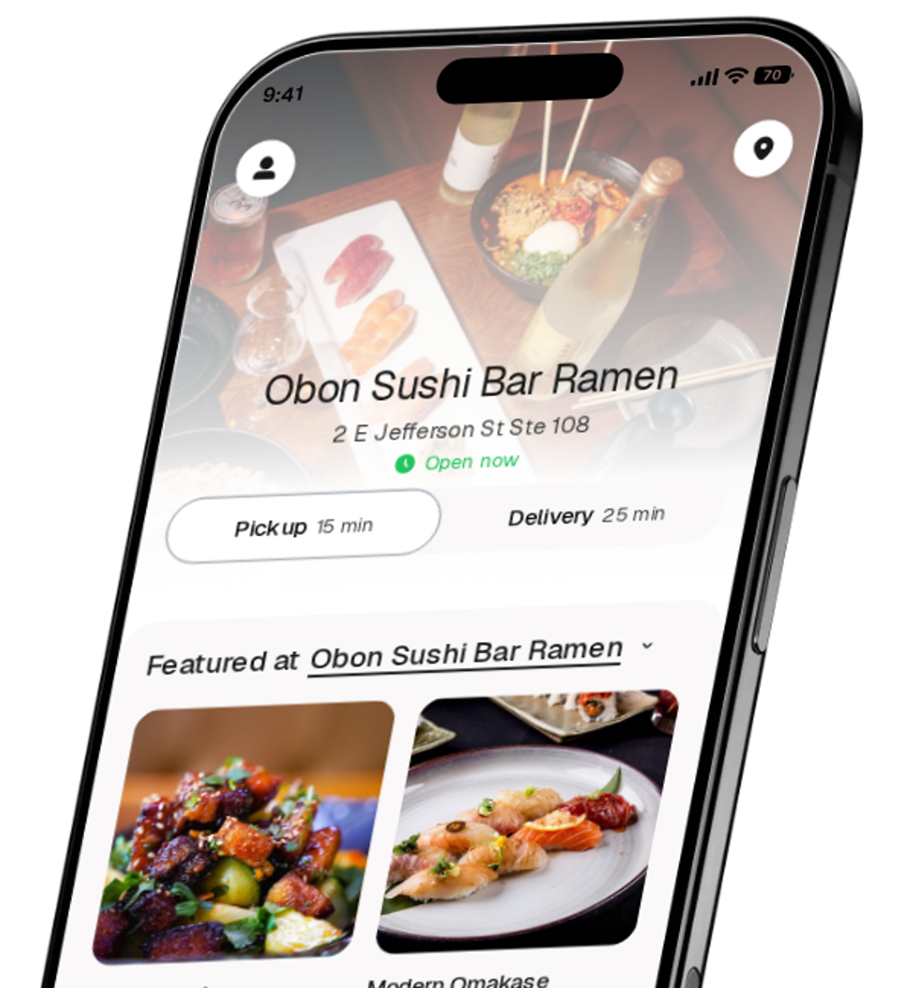 Obon Sushi Bar Ramen app preview